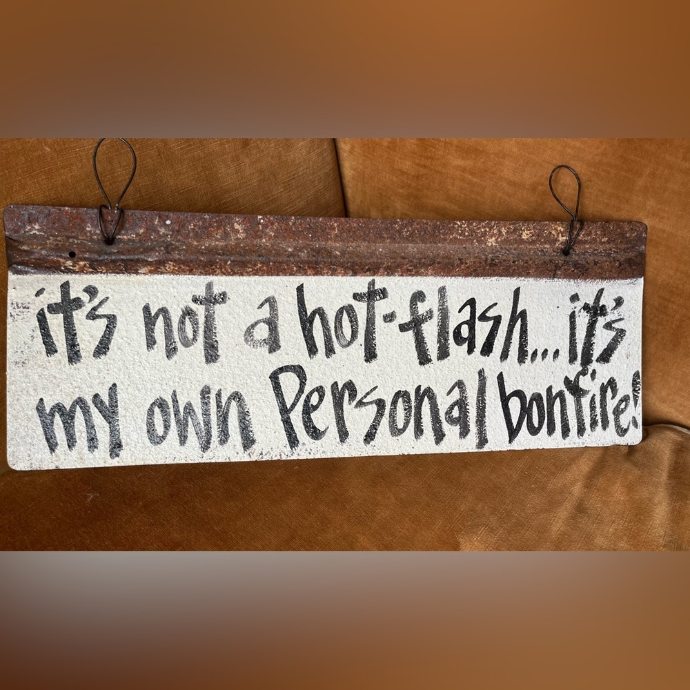 NWT metal custom sign handmade!